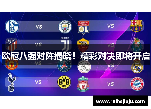 欧冠八强对阵揭晓！精彩对决即将开启